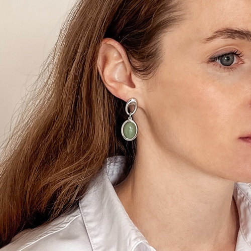 Серьги Possebon Q.Verde, A0368.17 S фото 4